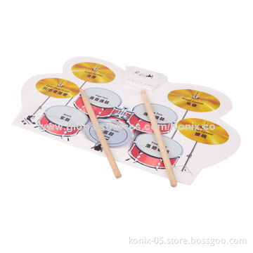 Mini roll up drum kit, import toys directly from china